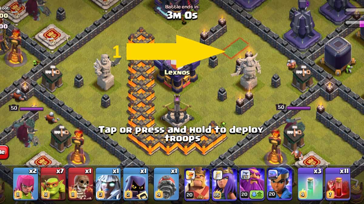 Easily 3 Star the Goblin King Challenge (Clash of Clans