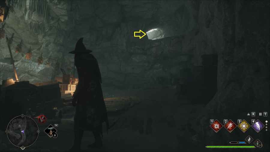 How to get out of Spinners Cave if you're stuck in Hogwarts Legacy