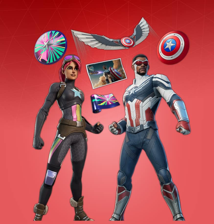 Fortnite Captain America and the BriteStar