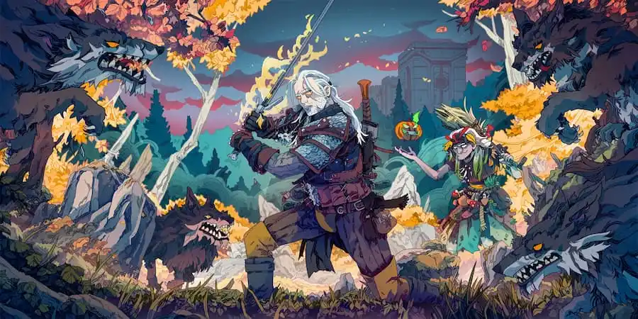 Geralt of Rivia Loading Screen