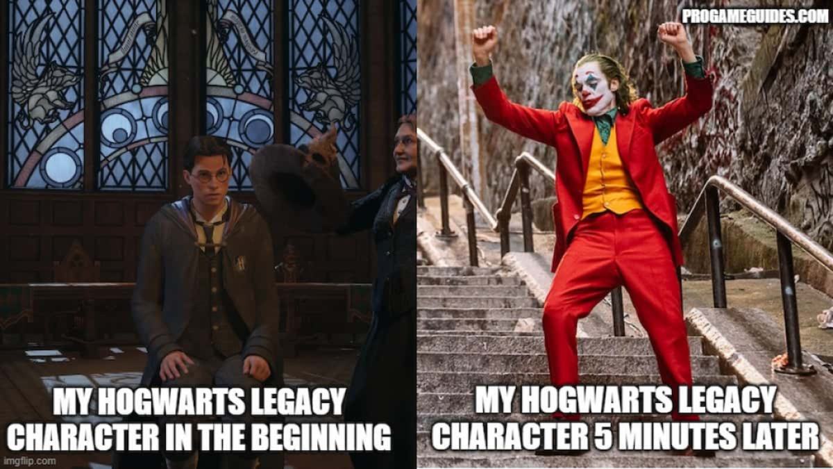 Hogwarts Legacy meme