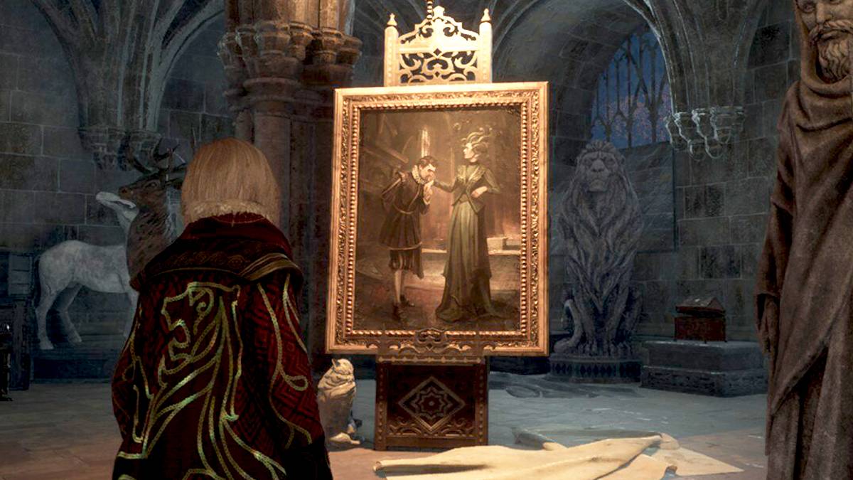 What to do with the Medusa painting in Hogwarts Legacy Pro Game