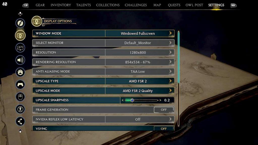 Hogwarts Legacy Steam Deck Optimization Guide 