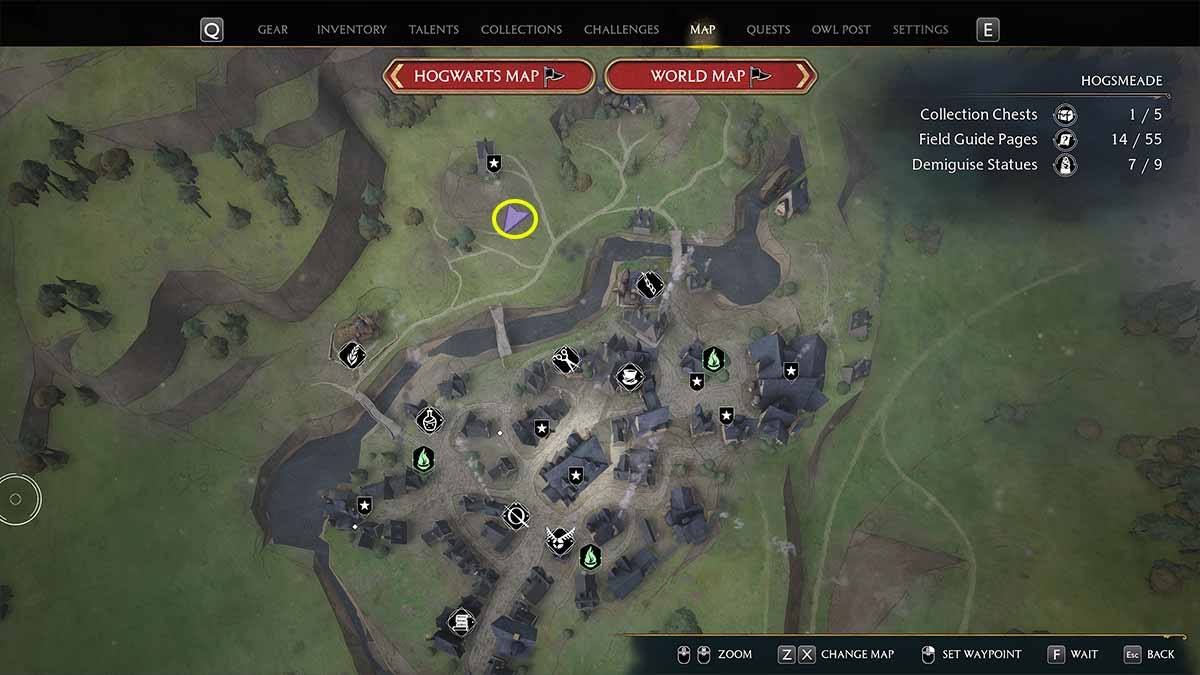 How to solve the Argyllshire map puzzle in Hogwarts Legacy - Gamepur