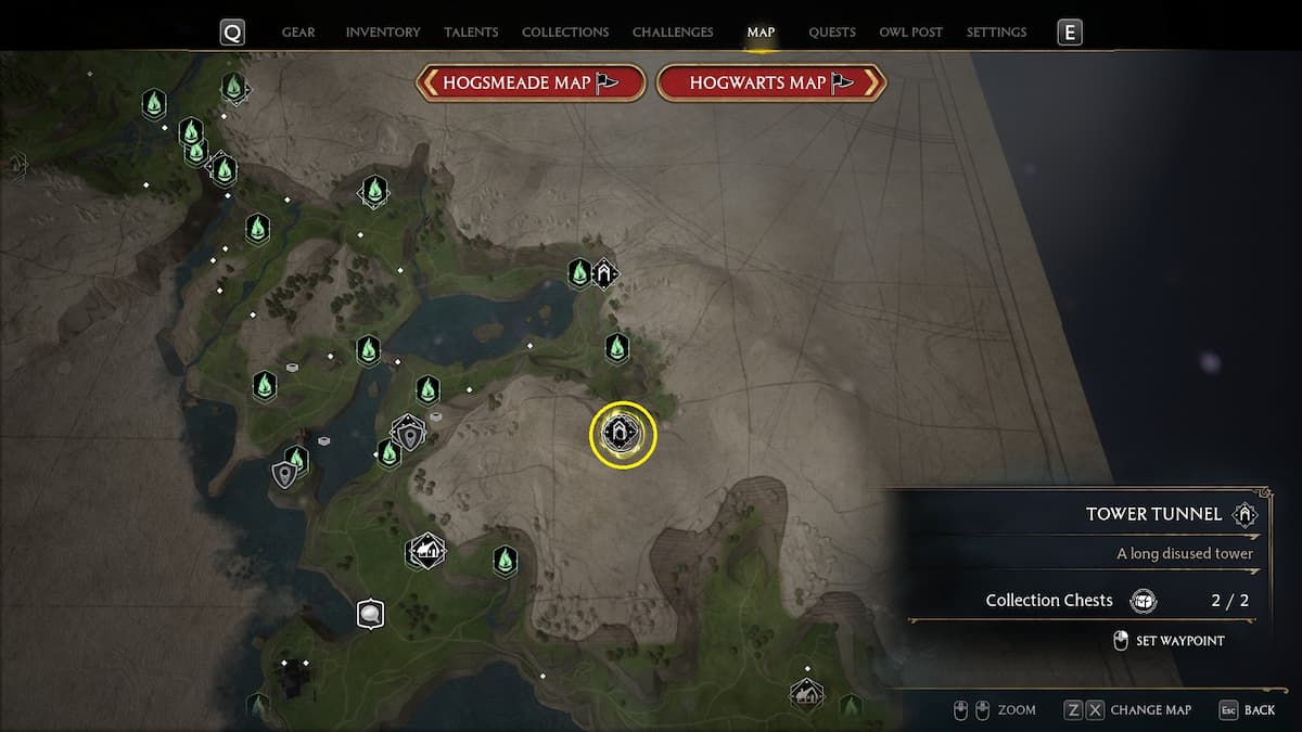 All Tower Tunnel Collections Chests in Hogwarts Legacy Pro Game Guides