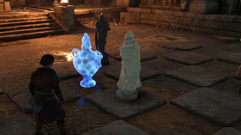 How to solve the chess puzzle in the treasure vault on Poidsear Coast