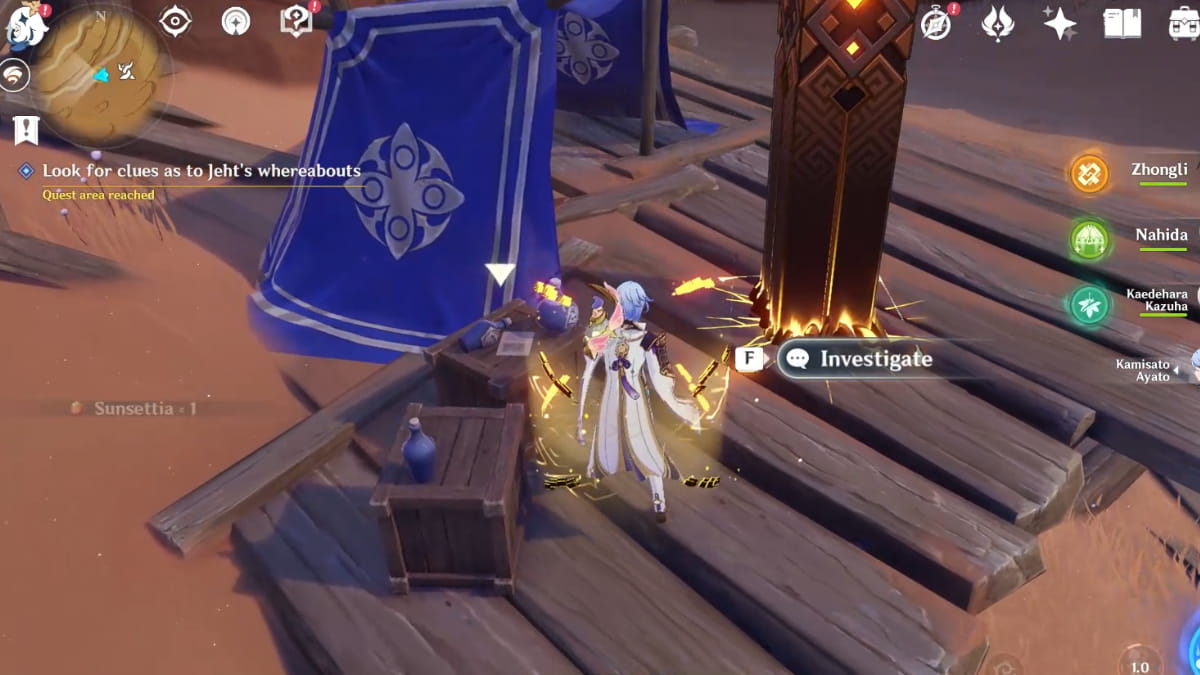 Genshin Impact Make Bright the Arrows, Gather the Shields… World Quest