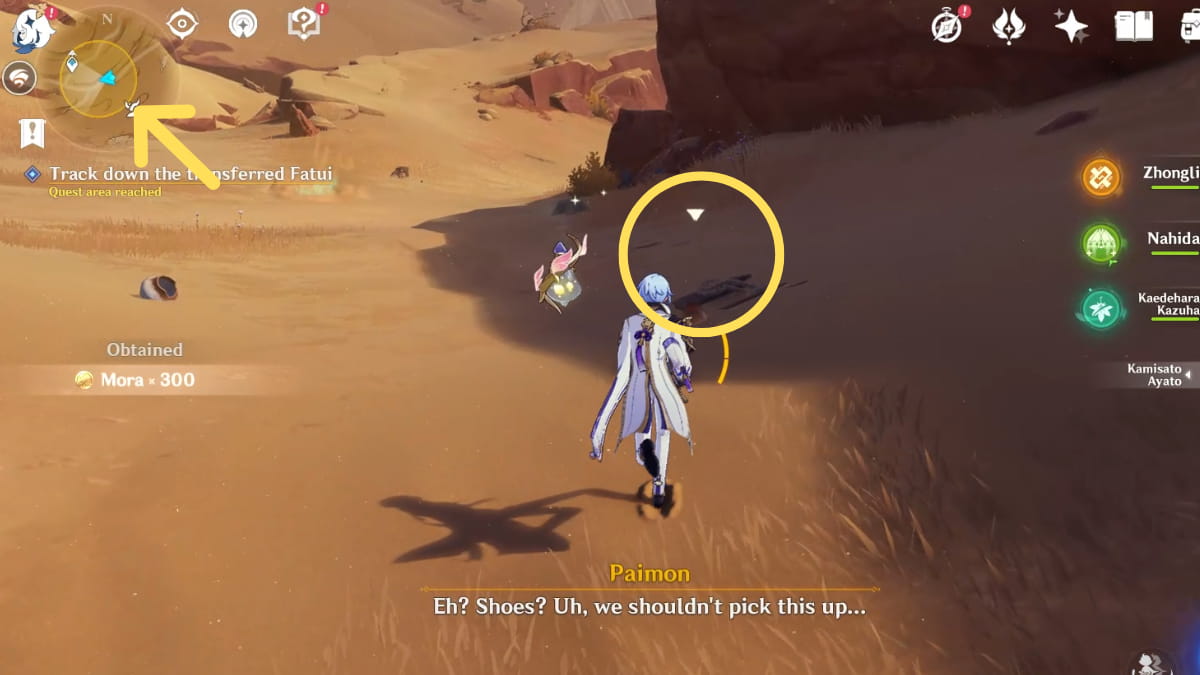 Genshin Impact Make Bright the Arrows, Gather the Shields… World Quest