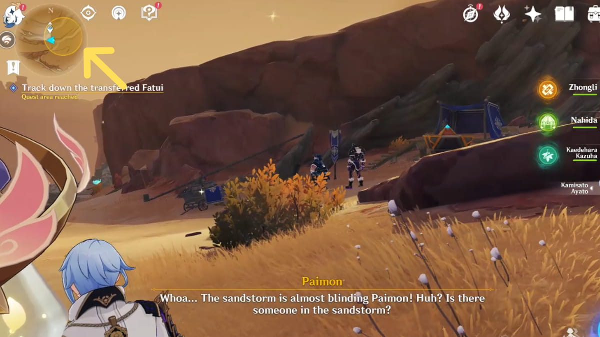 Genshin Impact Make Bright the Arrows, Gather the Shields… World Quest