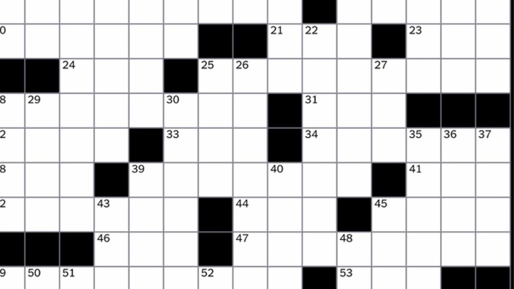 Part of TNT Crossword Clue