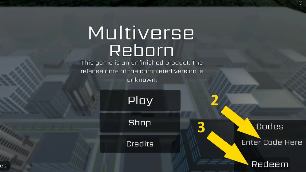 Multiverse Reborn Codes Pro Game Guides