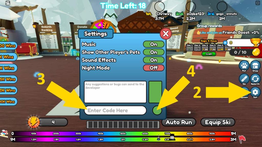 Ski Race Codes | Pro Game Guides