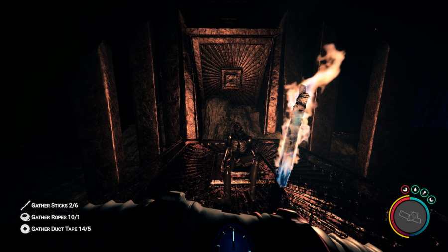 golden armor location in sons of the forest