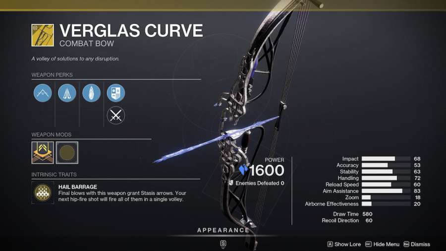 Verglas Curve Catalyst What it does & How to get Destiny 2 Pro