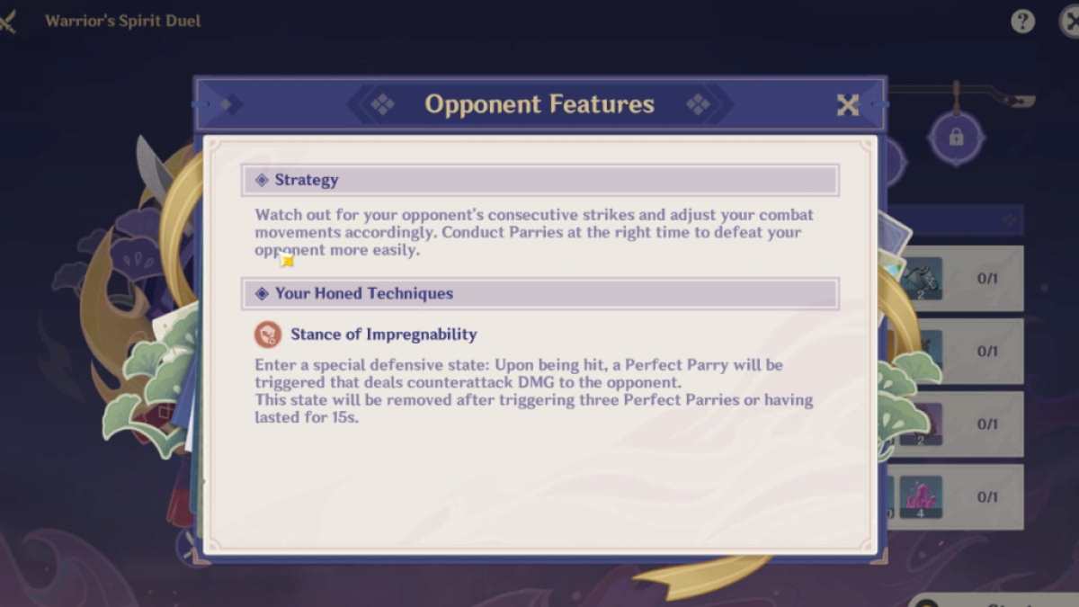 Genshin, Warrior's Spirit Event Guide