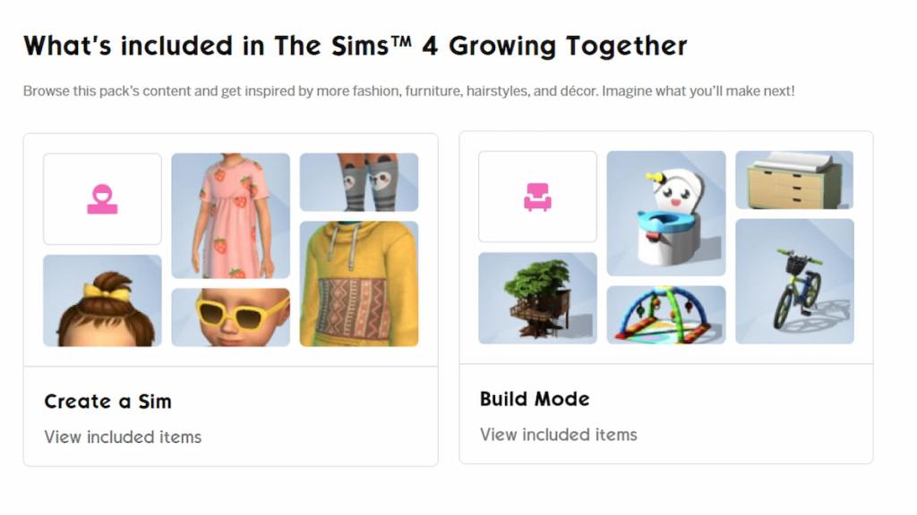 All CAS & Build/Buy Items in Sims 4 Growing Together Expansion Pack