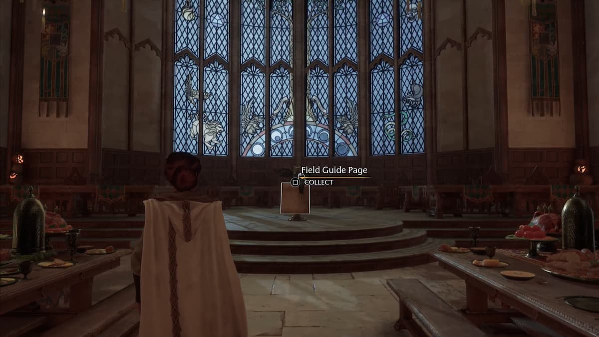 All Revelio Field Guide Pages in The Great Hall Wing in Hogwarts Legacy