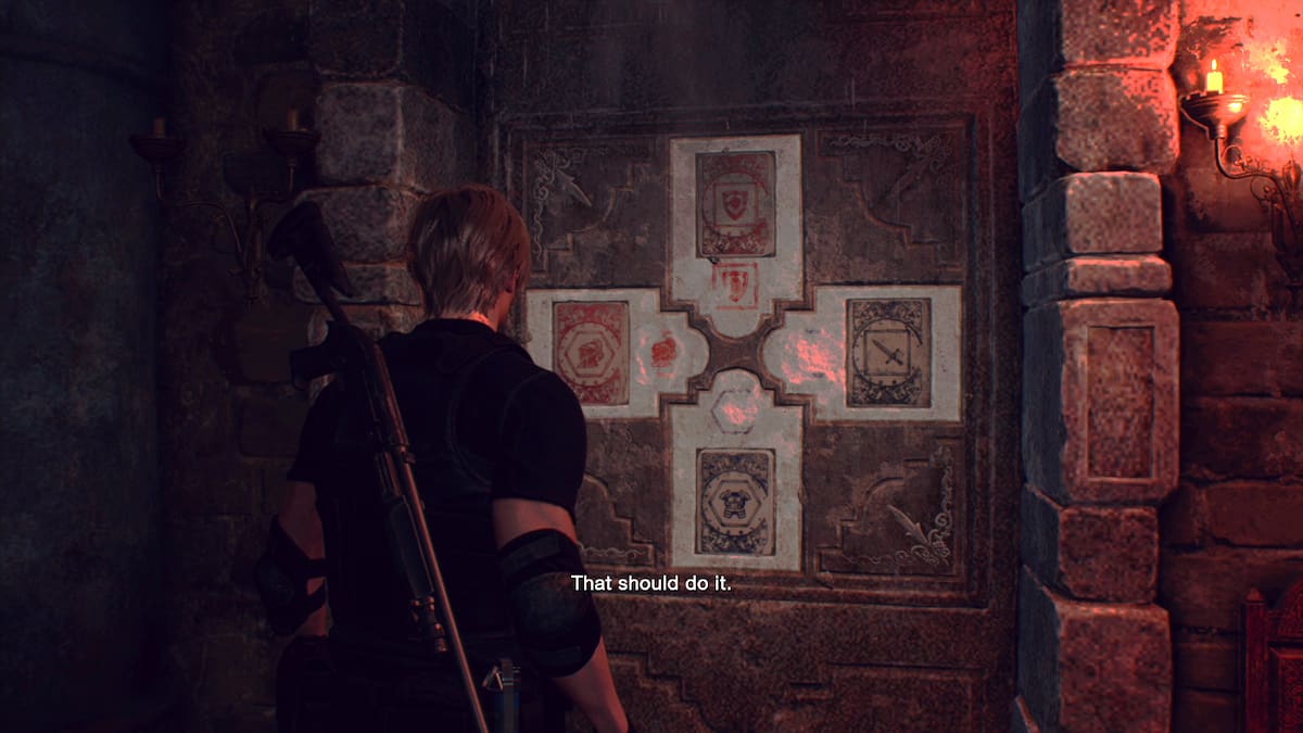 How to solve the Lithographic puzzle in Resident Evil 4