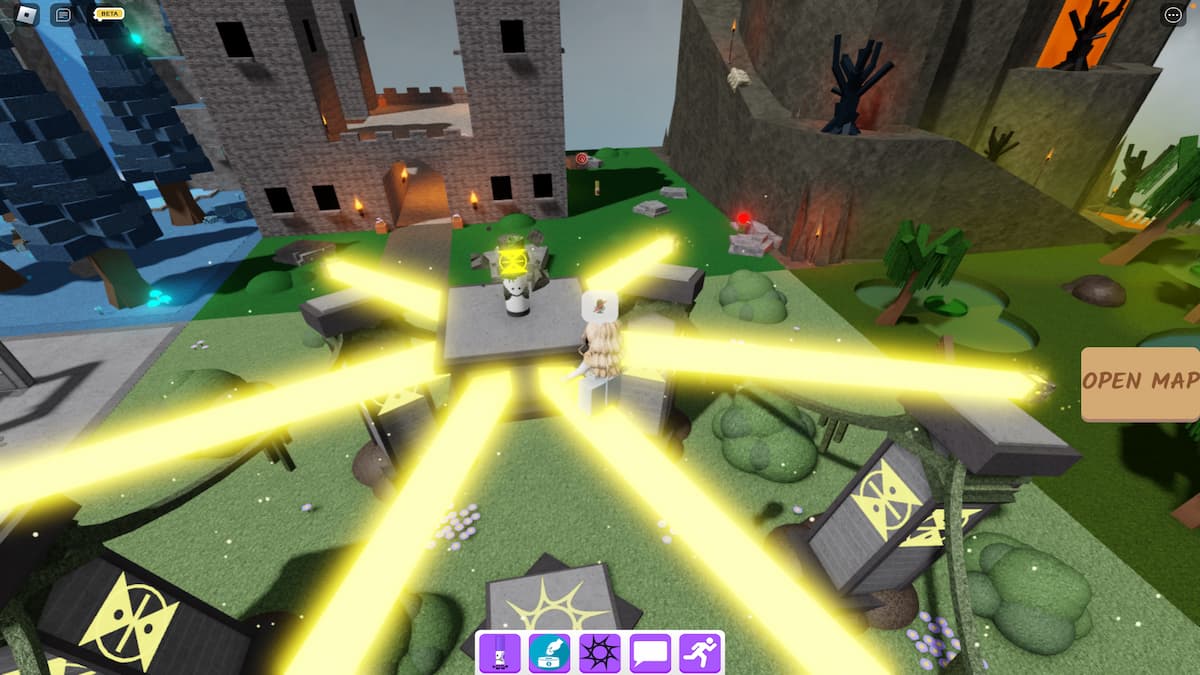 Where is the relic to open the wizard door in lumber legends roblox｜TikTok  Search