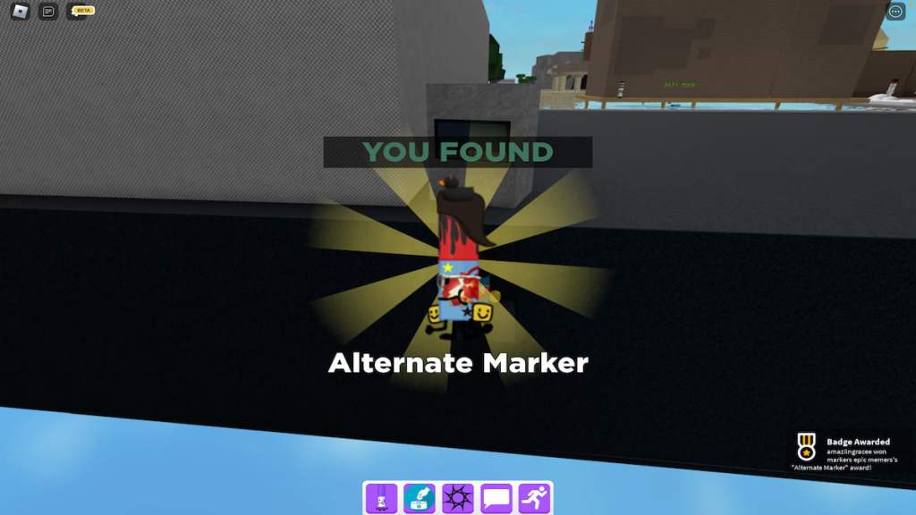 How to get the Alternate Marker in Find the Markers Roblox Pro Game