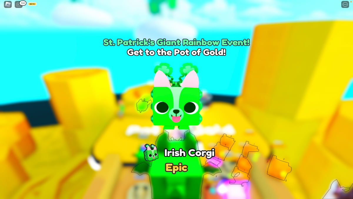 How to hatch a Pot of Gold Egg in Pet Simulator X Roblox Pro Game