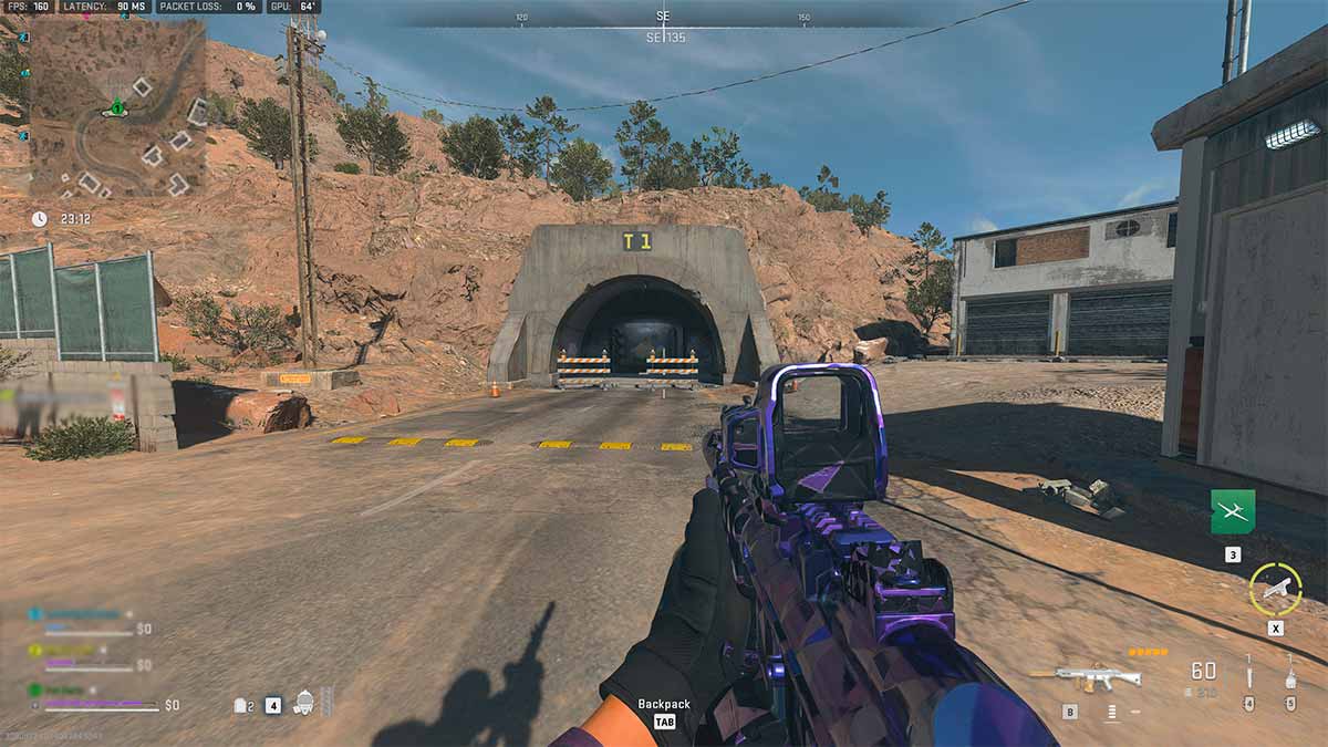 The Transporter DMZ Mission Guide, Close Tunnel near Zaya Observatory