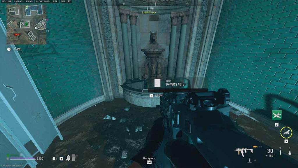 Missing Person DMZ Mission Guide Sarrif Bay Bath House and Room B7