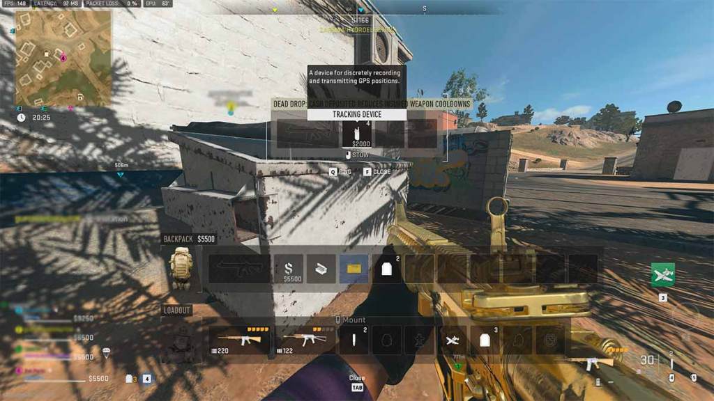 Exfil Tracking DMZ Mission Guide Plant tracker on exfil choppers