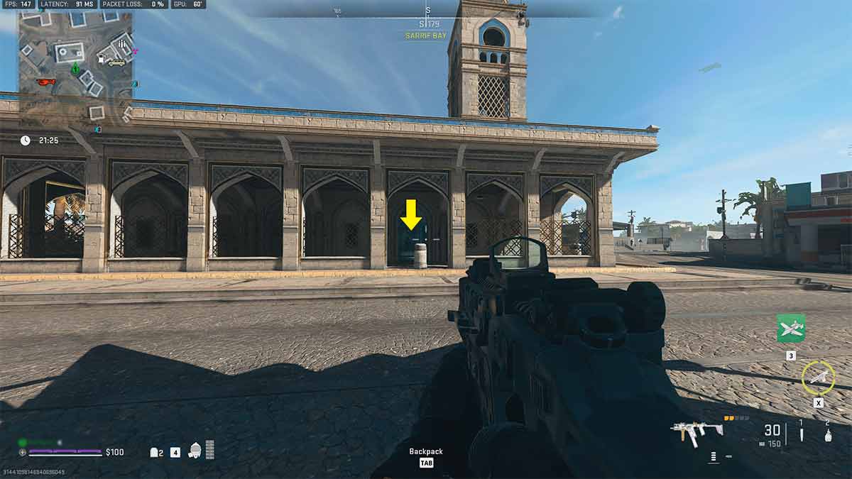 Missing Person DMZ Mission Guide Sarrif Bay Bath House and Room B7