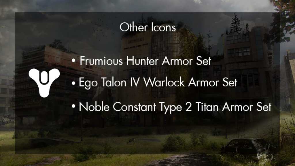assorted destiny 2 icons that do not pertain to a certain season or event