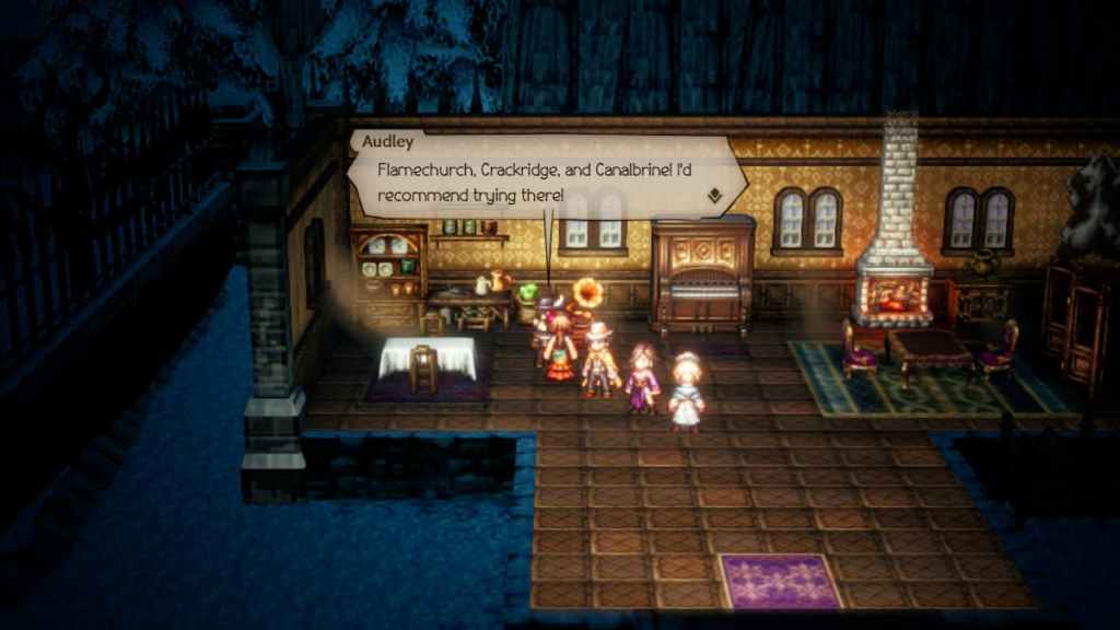 Octopath Traveler 2 Scent of Commerce in Winterbloom Side Story