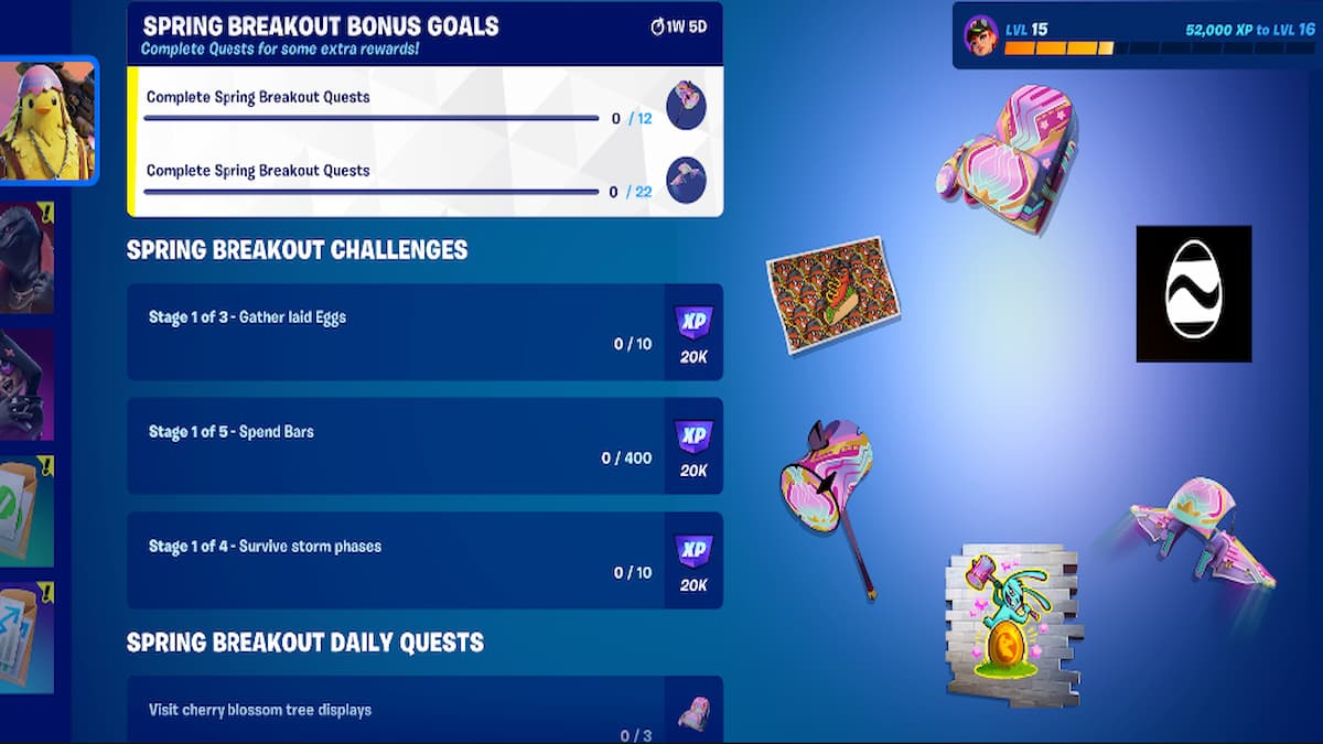 All Fortnite Spring Breakout Quests and Rewards TOI News TOI.News