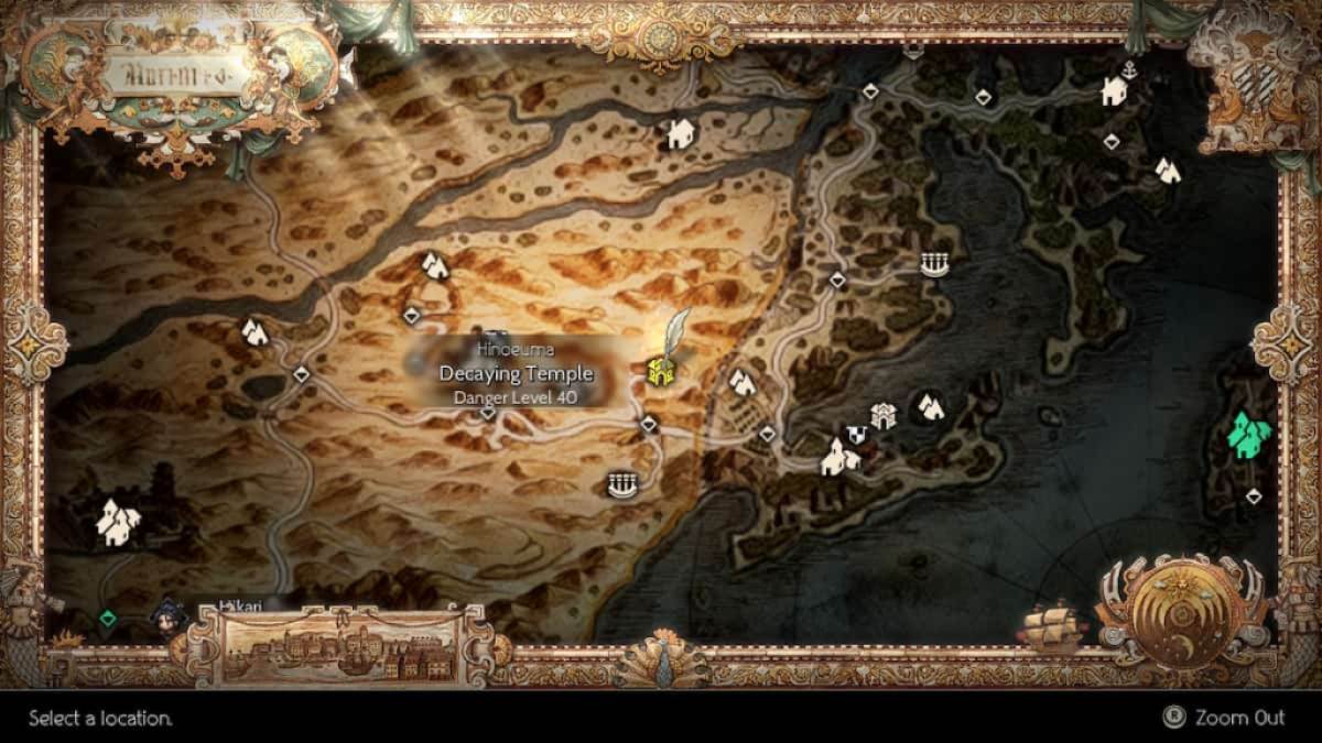 Octopath Traveler II - Sword Hunter in the Decaying Temple