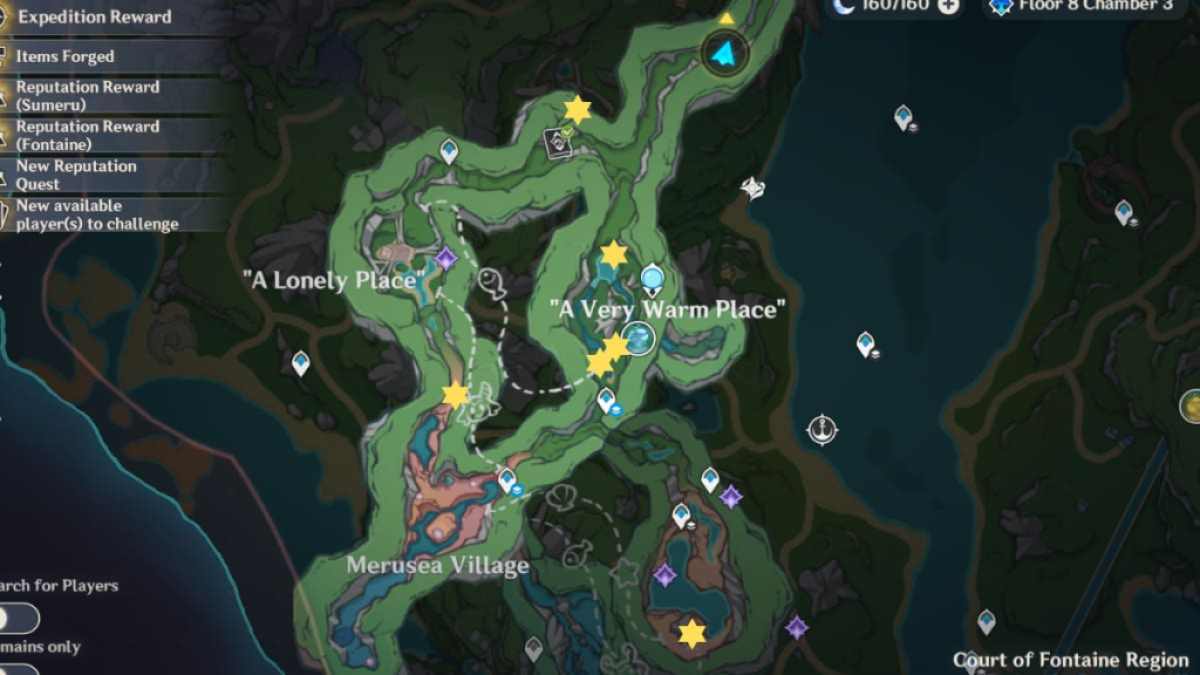 Fontaine Time Trial Locations in Genshin Impact