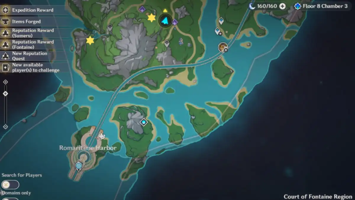 Fontaine Time Trial Locations in Genshin Impact