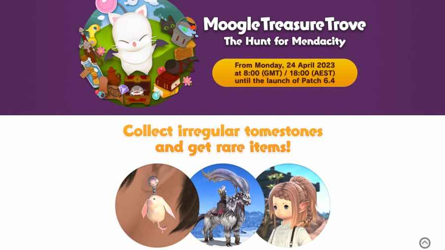 FFXIV Moogle Treasure Trove Rewards and Details the Hunt for