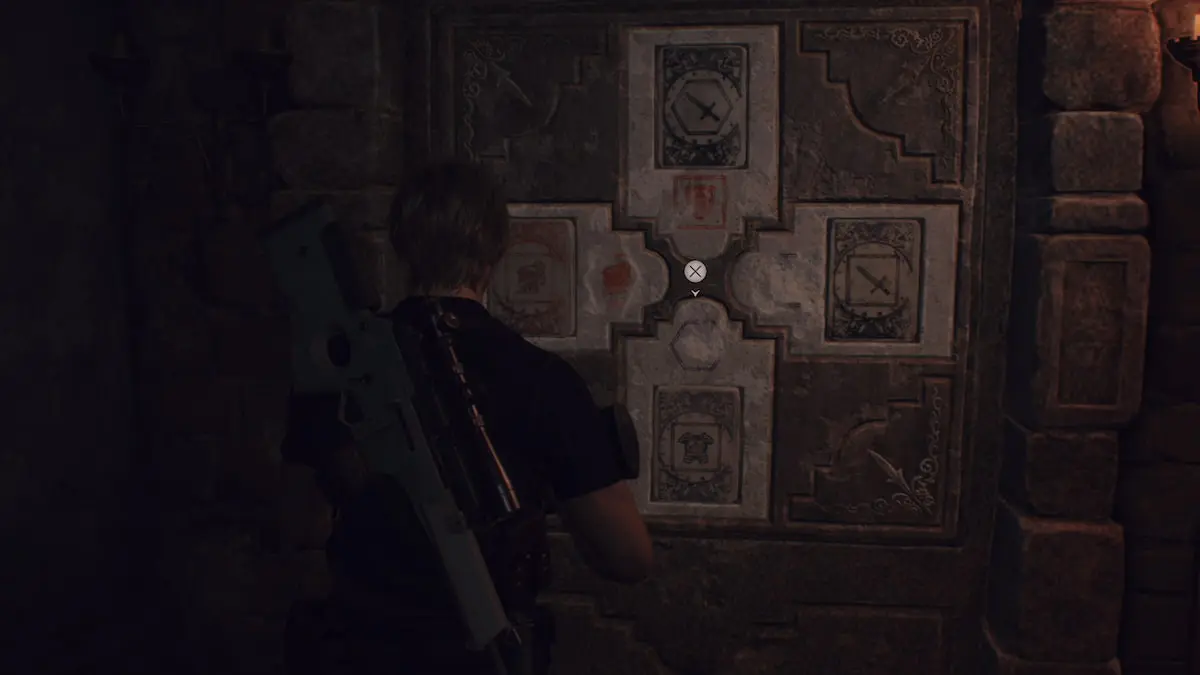 Lithograph Puzzle Guide in Resident Evil 4 Remake - Chapter 8 - Walkthrough, Resident Evil 4 Remake
