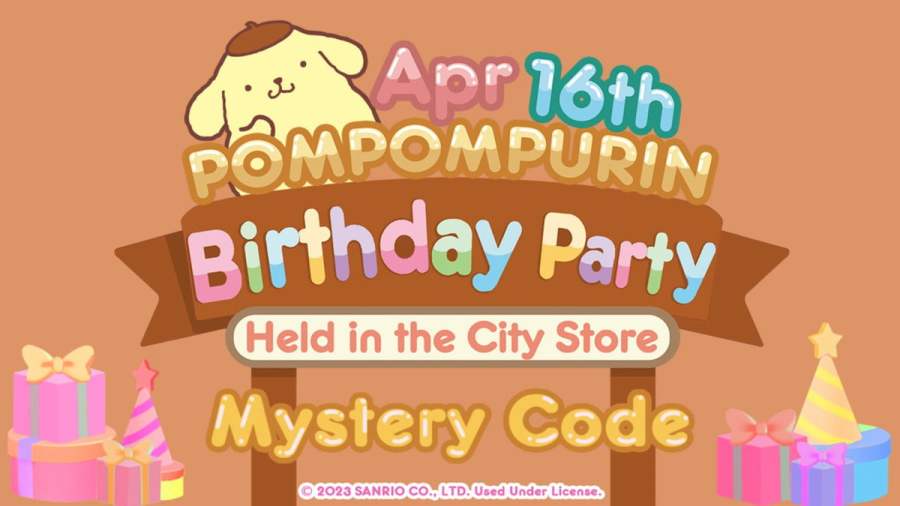 How to get the Pompompurin Birthday Code in My Hello Kitty Cafe