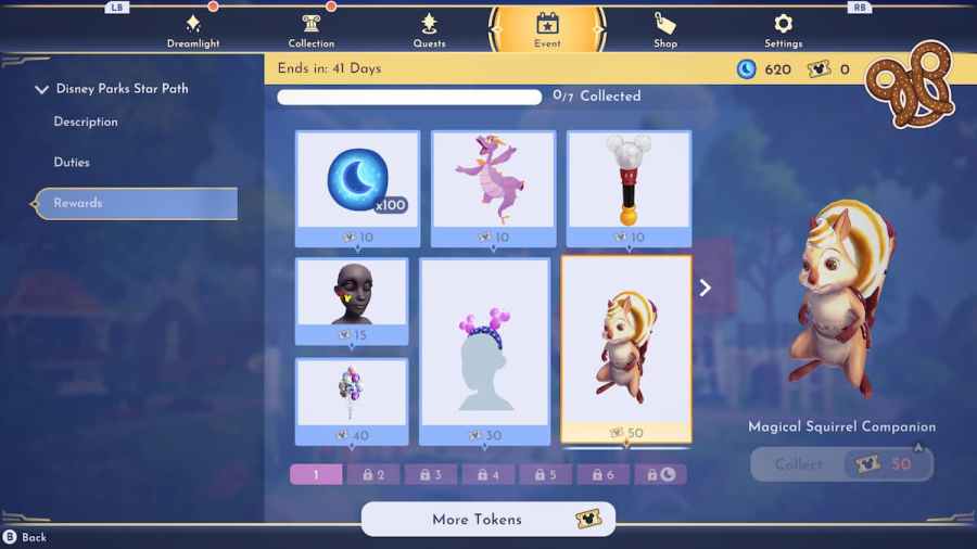 Disney Dreamlight Valley Disney Parks Star Path All Rewards And How To Unlock Them Pro Game 