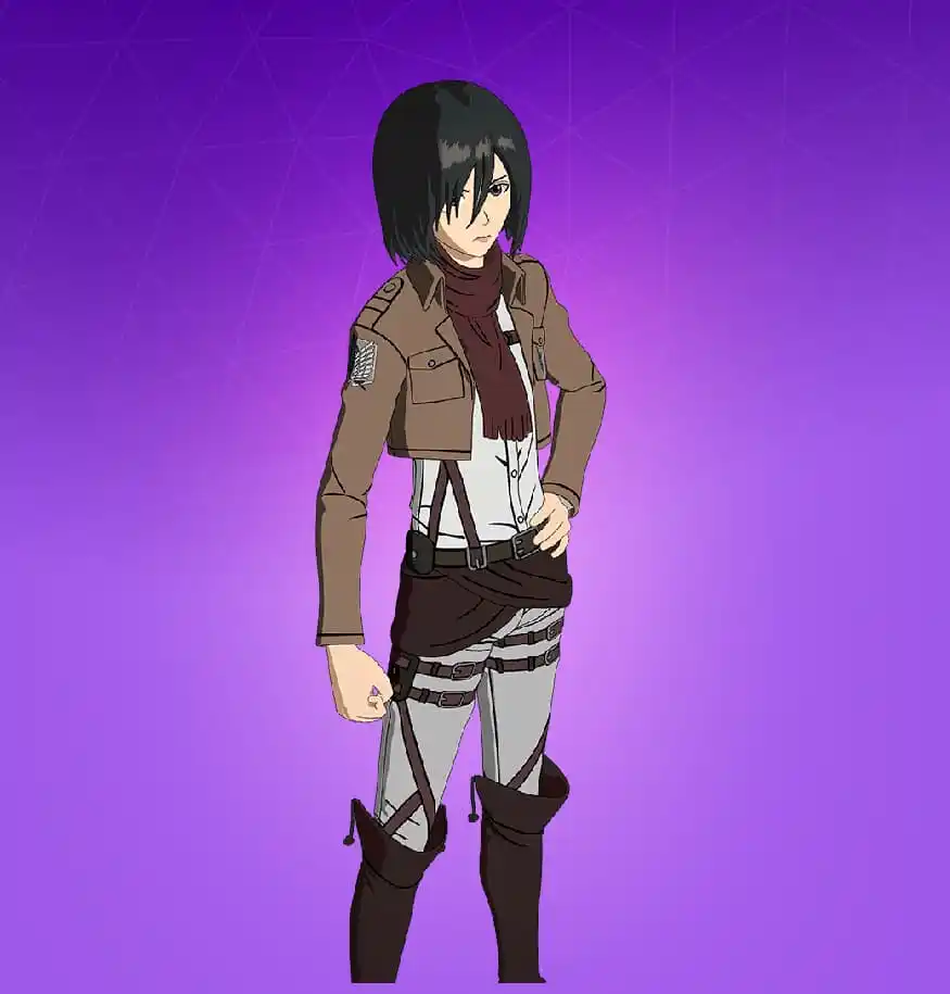 Mikasa Ackermann anime female fortnite skin