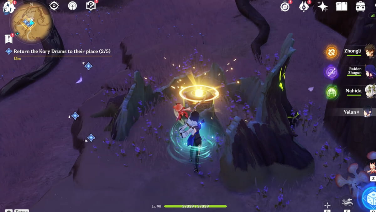 How to Return the Kory Drums to their place in Genshin Impact