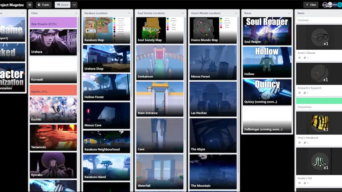 Roblox Games Trello Links List June 2023  Try Hard Guides