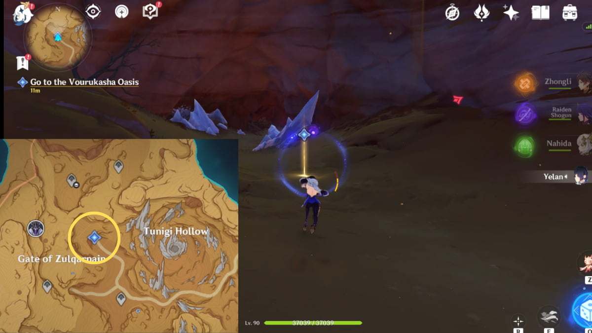 Genshin Impact The Splendorous Sky That Day World Quest guide ...