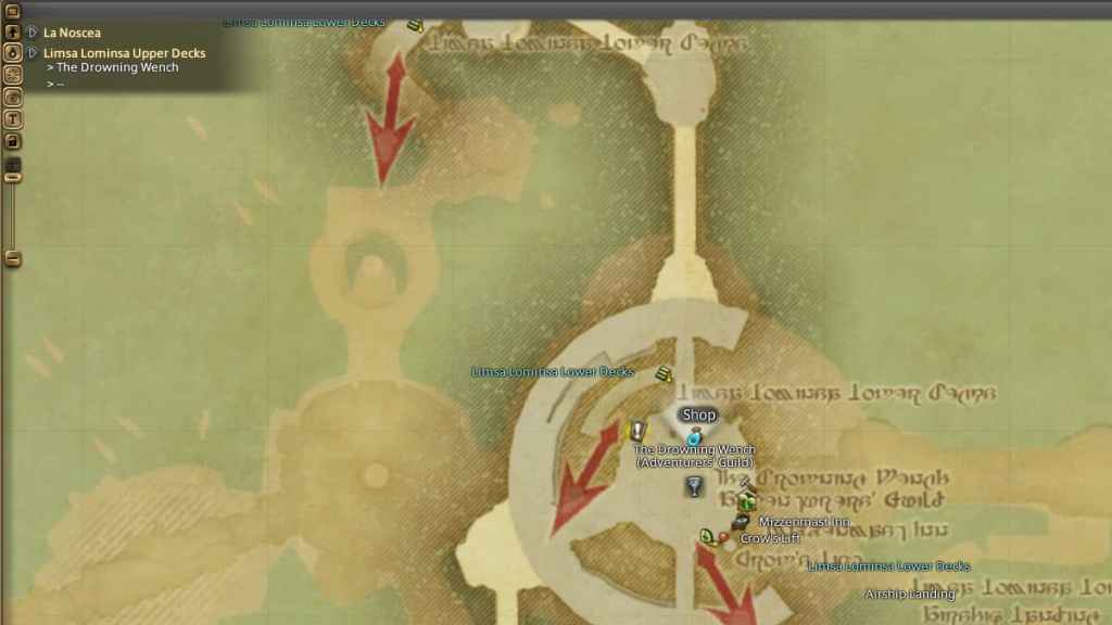 Where to find the Adventurers' Guilds Music Roll Vendors NPCs in FFXIV