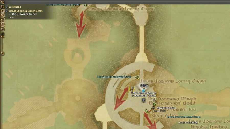 Where to find the Adventurers' Guilds Music Roll Vendors NPCs in FFXIV