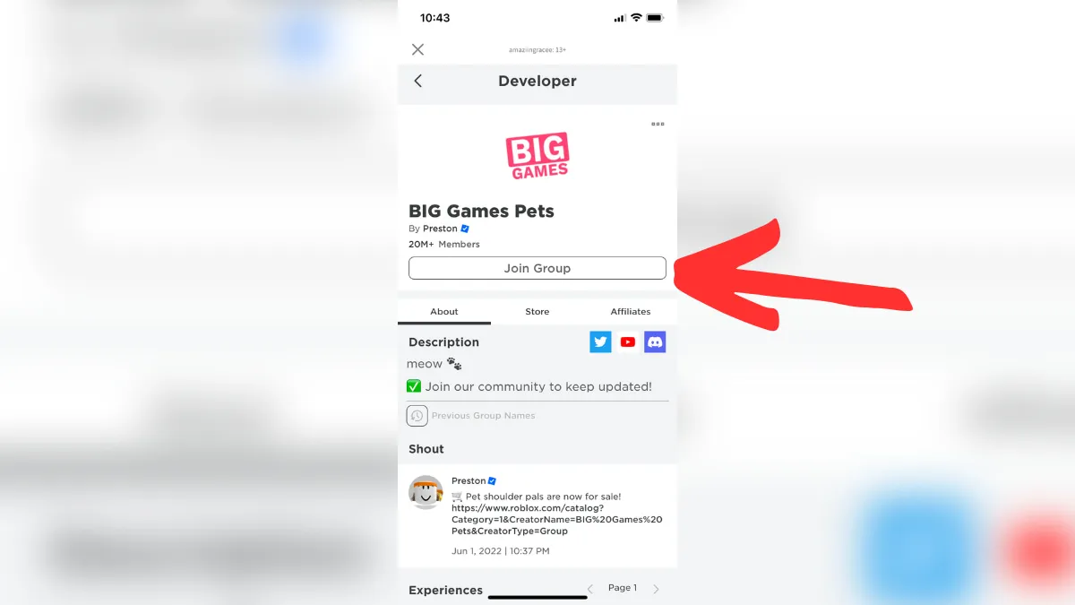 How to join the BIG Games Pets group on Roblox - Mobile, PC, and Xbox Guide  - Pro Game Guides