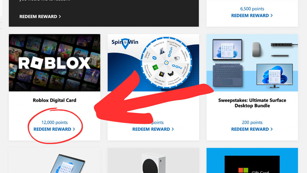 Roblox Microsoft Rewards Gift Card Not Showing Up - Microsoft