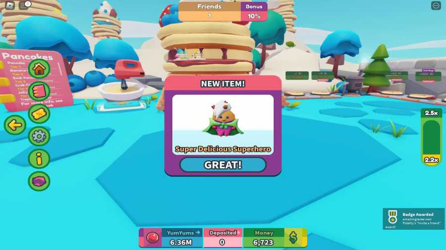 How to get all free items in Pancake Empire Tower Tycoon Roblox Pro