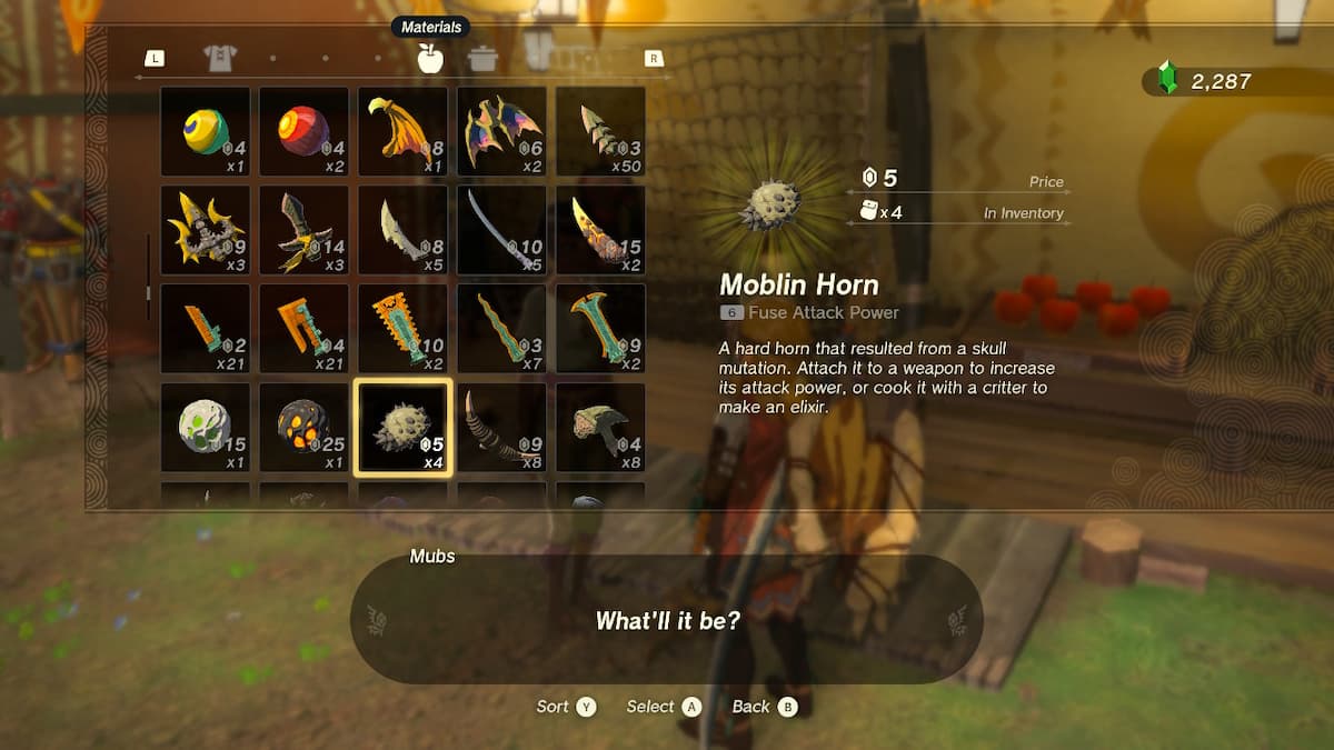 Where To Farm Moblin Horns In TOTK Zelda Tears Of The Kingdom Pro   Zelda Totk Moblin Horn Price 