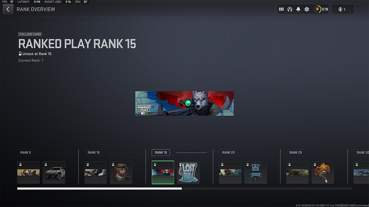Play rank